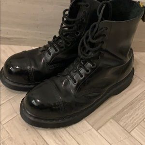 Doc marten steel cap boots
